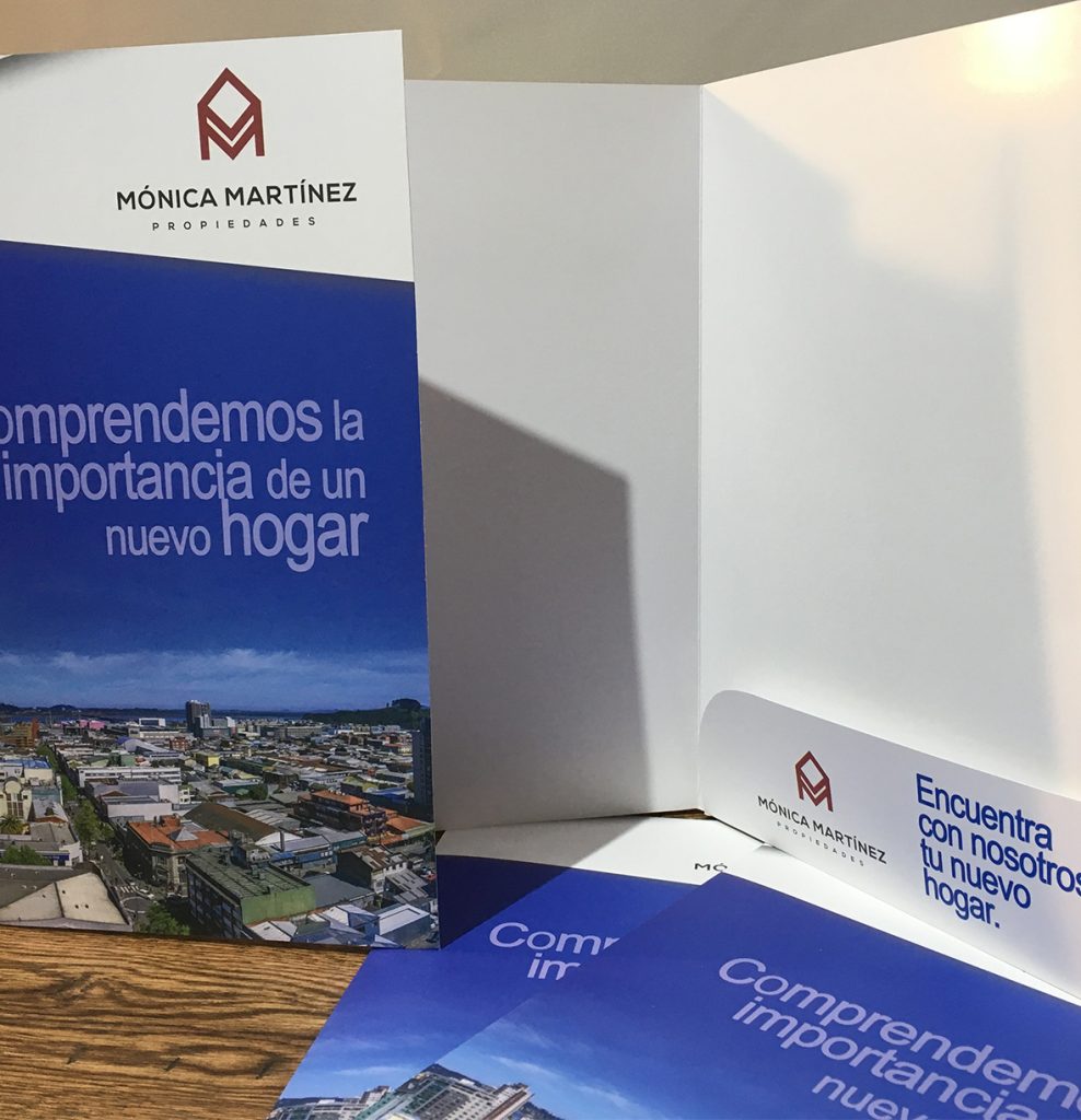 Carpetas corporativas mónica martínez corredora de propiedades concepción