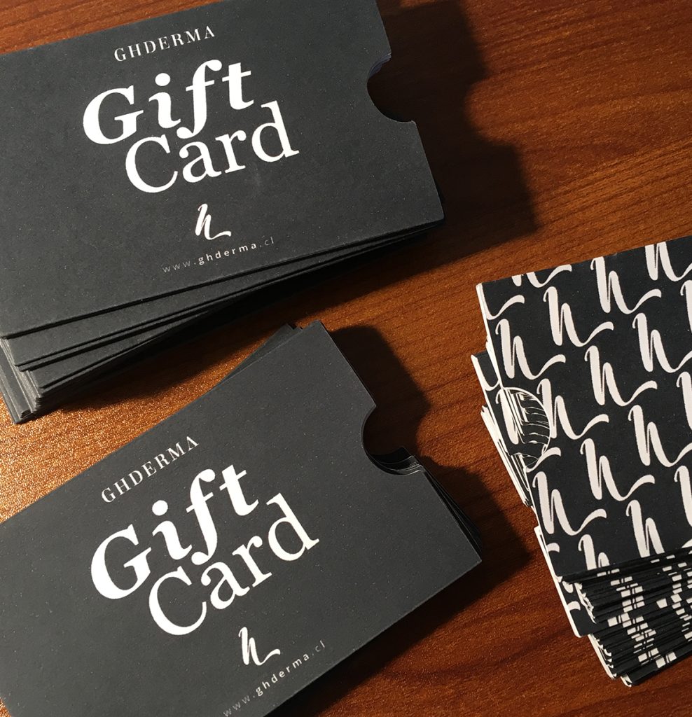 Sobre porta GifrtCard GHderma Concepción