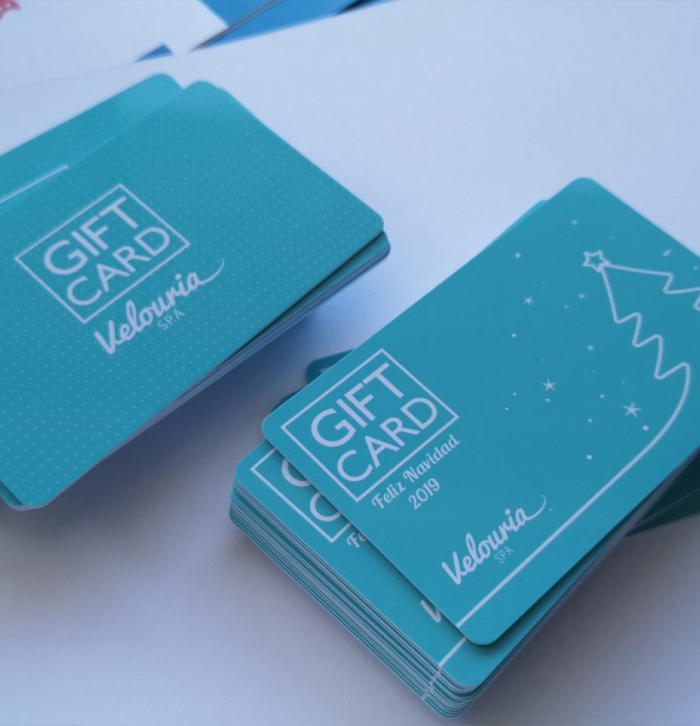 Gift Card PVC impresa Velouria Concepción