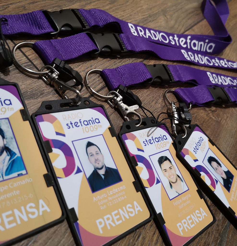 Credenciales PVC + Lanyard estampado