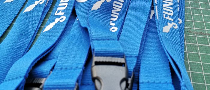 Lanyard estampado + Credencial impresa fundacap