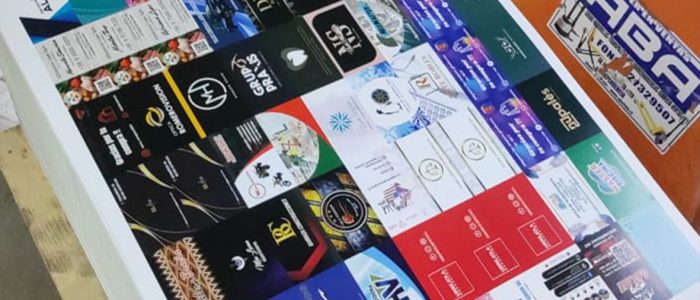 Impresión de tarjetas couche termolaminadas