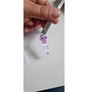 Adhesivo PVC Impreso troquelado, Cuadernos a la Mesa - Concepción