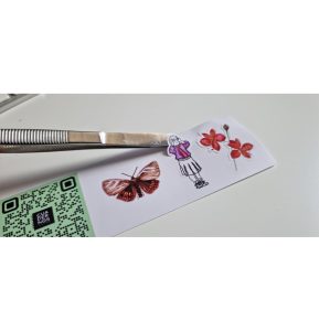 Adhesivo PVC Impreso troquelado, Cuadernos a la Mesa - Concepción