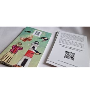 Postal impresa couché, ambos lados, Cuadernos a la Mesa - Concepción